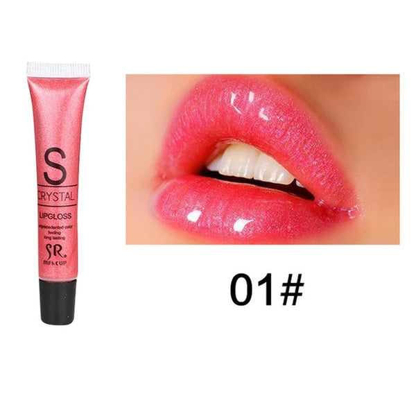 Moisturizing Glitter Liquid Lip Gloss Candy Color Long Lasting Lipstick Waterproof Lipstick Lip Batom Women Makeup Tools TSLM2