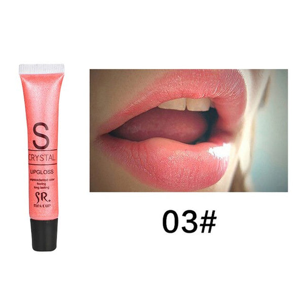 Moisturizing Glitter Liquid Lip Gloss Candy Color Long Lasting Lipstick Waterproof Lipstick Lip Batom Women Makeup Tools TSLM2