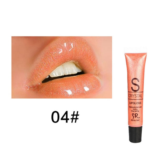 Moisturizing Glitter Liquid Lip Gloss Candy Color Long Lasting Lipstick Waterproof Lipstick Lip Batom Women Makeup Tools TSLM2