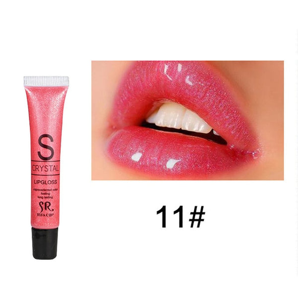 Moisturizing Glitter Liquid Lip Gloss Candy Color Long Lasting Lipstick Waterproof Lipstick Lip Batom Women Makeup Tools TSLM2