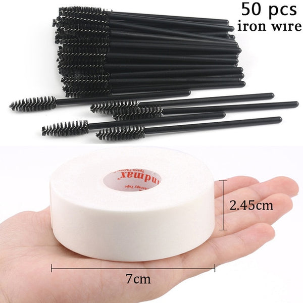 HMQ Disposable Silicone Gel Eyelash Brush Comb Mascara Wands Eye Lashes Extension Tool Professional Beauty Makeup Tool For Women