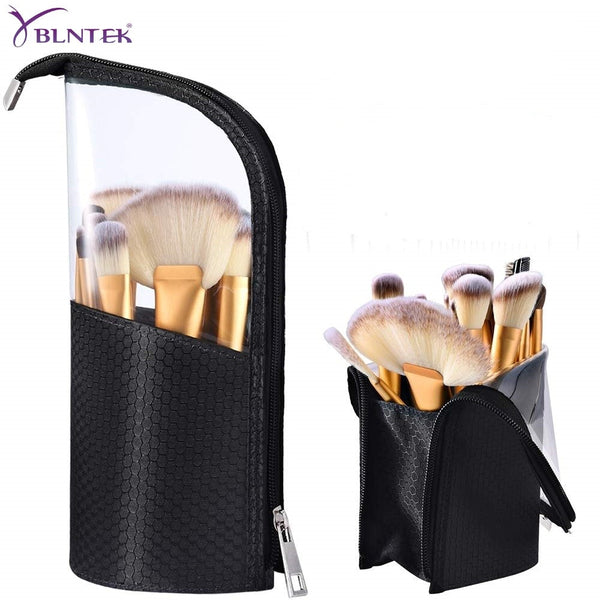 YBLNTEK Makeup Brush Holder Dust-proof Brush Makeup Holder Waterproof Travel Case for Brush Women Brush Organizer Makeup Tools