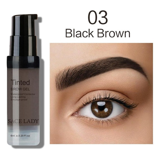 SACE LADY Eyebrow Dye Gel Waterproof Makeup Shadow For Eye Brow Wax Long Lasting Tint Shade Make Up Paint Pomade Cosmetic