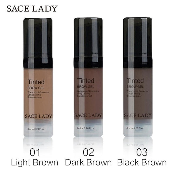 SACE LADY Eyebrow Dye Gel Waterproof Makeup Shadow For Eye Brow Wax Long Lasting Tint Shade Make Up Paint Pomade Cosmetic