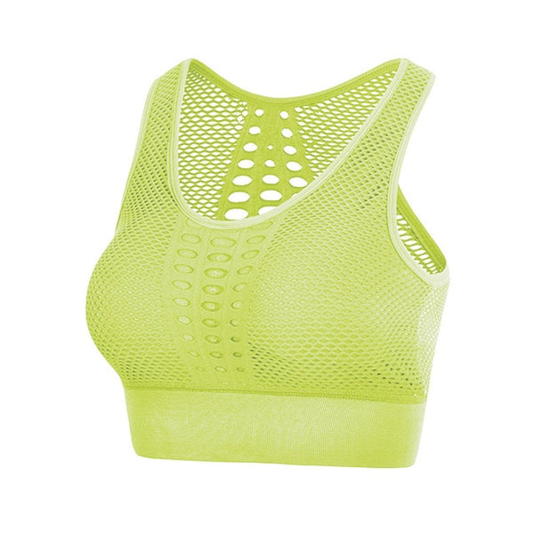 2020 New Women's High Impact Beautiful Back Bra Seamless Breathable Sports Yoga Running Fitness Underwear Female Sport Bras