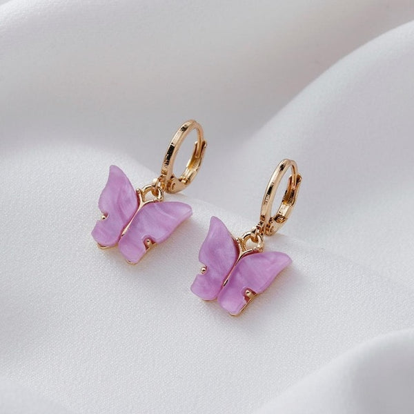 Cute Butterfly Earrings for Women Street Style Drop Earrings Korean Fashion Dangle Earrings Jewelry Gifts Oorbellen