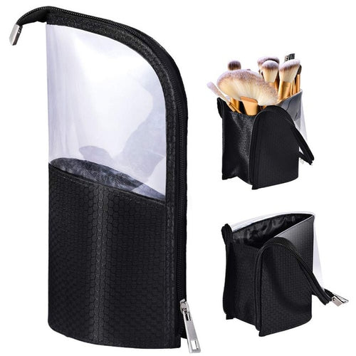 YBLNTEK Makeup Brush Holder Dust-proof Brush Makeup Holder Waterproof Travel Case for Brush Women Brush Organizer Makeup Tools