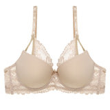 Lace Front Beauty Push Up Bra Women's Underwear Sexy Female Brassiere Lingerie Bralette for Women Lace Floral Back Closure Bras