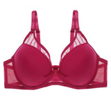 Lace Front Beauty Push Up Bra Women's Underwear Sexy Female Brassiere Lingerie Bralette for Women Lace Floral Back Closure Bras