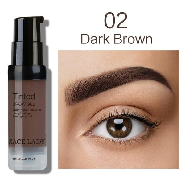 SACE LADY Eyebrow Dye Gel Waterproof Makeup Shadow For Eye Brow Wax Long Lasting Tint Shade Make Up Paint Pomade Cosmetic