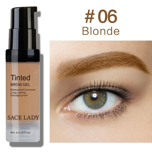 SACE LADY Eyebrow Dye Gel Waterproof Makeup Shadow For Eye Brow Wax Long Lasting Tint Shade Make Up Paint Pomade Cosmetic