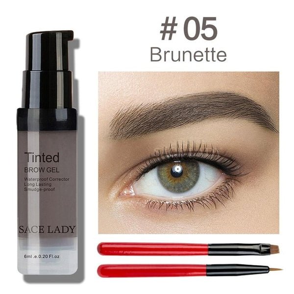 SACE LADY Eyebrow Dye Gel Waterproof Makeup Shadow For Eye Brow Wax Long Lasting Tint Shade Make Up Paint Pomade Cosmetic