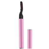 Purple Pink Portable Pen Style Electric Perm Heated Eyelash Curler Long Lasting Eye lash Curler Makeup Curling Kit For Women