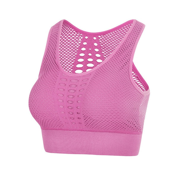 2020 New Women's High Impact Beautiful Back Bra Seamless Breathable Sports Yoga Running Fitness Underwear Female Sport Bras