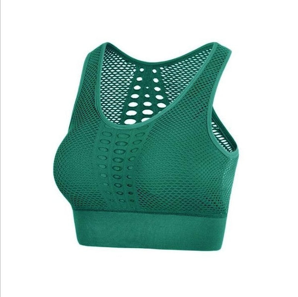 2020 New Women's High Impact Beautiful Back Bra Seamless Breathable Sports Yoga Running Fitness Underwear Female Sport Bras