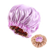 New Extra Large Satin Lined Bonnet Women Big Size Beauty Print Satin Silk Bonnet Sleep Night Cap Head Cover Bonnet Hat Wholesale