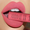 Qibest Brand Matte Nude Lipstick Lipkit Pigment Dark Red Black Long Lasting Waterproof Lip Gloss Lot Women Beauty Makeup