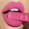 Qibest Brand Matte Nude Lipstick Lipkit Pigment Dark Red Black Long Lasting Waterproof Lip Gloss Lot Women Beauty Makeup