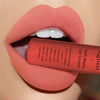 Qibest Brand Matte Nude Lipstick Lipkit Pigment Dark Red Black Long Lasting Waterproof Lip Gloss Lot Women Beauty Makeup