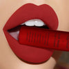 Qibest Brand Matte Nude Lipstick Lipkit Pigment Dark Red Black Long Lasting Waterproof Lip Gloss Lot Women Beauty Makeup