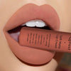 Qibest Brand Matte Nude Lipstick Lipkit Pigment Dark Red Black Long Lasting Waterproof Lip Gloss Lot Women Beauty Makeup