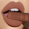 Qibest Brand Matte Nude Lipstick Lipkit Pigment Dark Red Black Long Lasting Waterproof Lip Gloss Lot Women Beauty Makeup