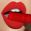 Qibest Brand Matte Nude Lipstick Lipkit Pigment Dark Red Black Long Lasting Waterproof Lip Gloss Lot Women Beauty Makeup