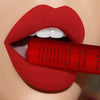 Qibest Brand Matte Nude Lipstick Lipkit Pigment Dark Red Black Long Lasting Waterproof Lip Gloss Lot Women Beauty Makeup