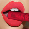 Qibest Brand Matte Nude Lipstick Lipkit Pigment Dark Red Black Long Lasting Waterproof Lip Gloss Lot Women Beauty Makeup