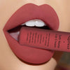 Qibest Brand Matte Nude Lipstick Lipkit Pigment Dark Red Black Long Lasting Waterproof Lip Gloss Lot Women Beauty Makeup