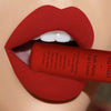 Qibest Brand Matte Nude Lipstick Lipkit Pigment Dark Red Black Long Lasting Waterproof Lip Gloss Lot Women Beauty Makeup
