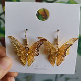2020 Chinese Style Personality Vintage Beautiful Peacock Goldfish Dangle Earrings Fashion Temperament Ladies Jewelry Accessories