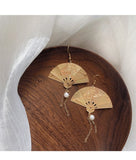 2020 Chinese Style Personality Vintage Beautiful Peacock Goldfish Dangle Earrings Fashion Temperament Ladies Jewelry Accessories